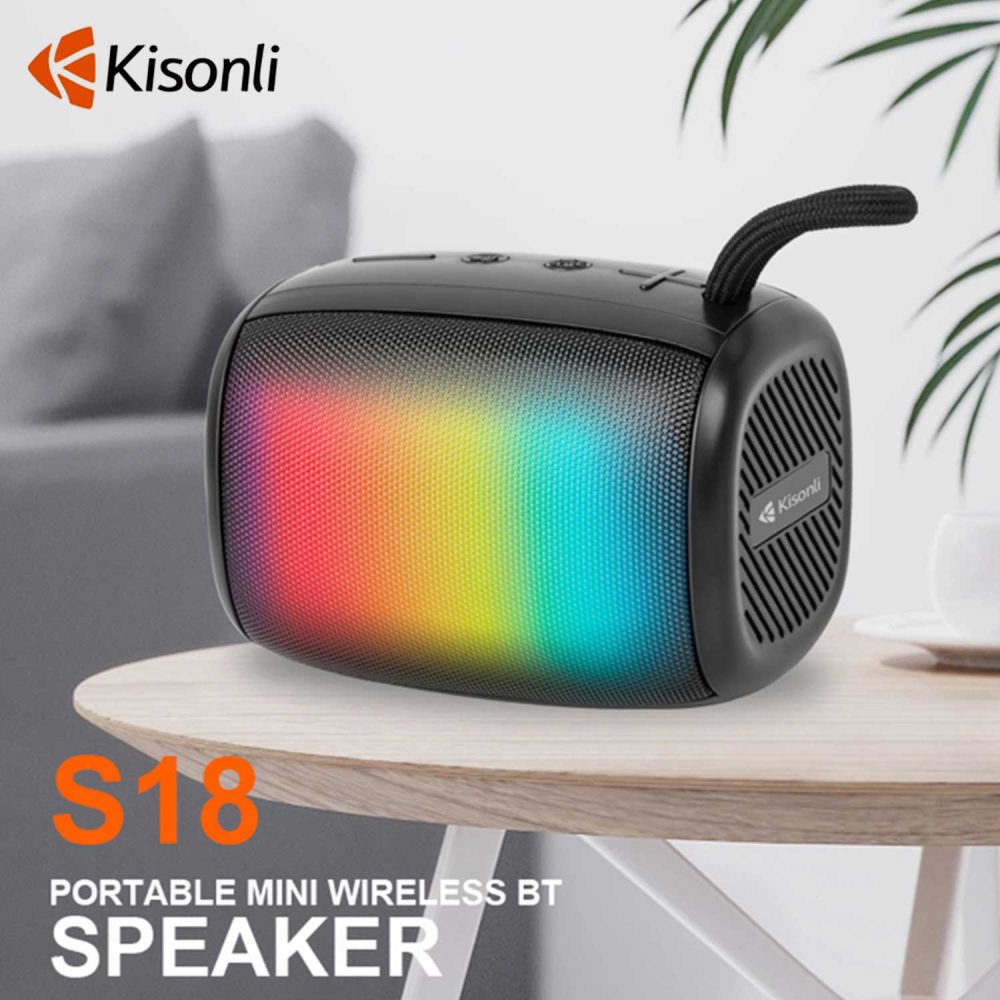 kisonli_s18_rgb_colorful_high_quality_portable_bluetooth_speaker