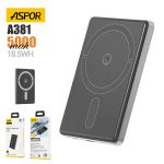 aspor_a381_magnetic_portable_mini_5000mah_wireless_power_bank