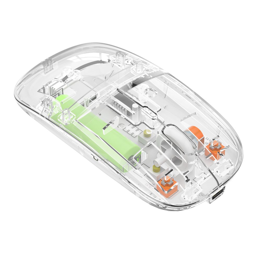 new_transparent_wireless_bluetooth_dual-mode_rechargeable_mouse_type_c_port