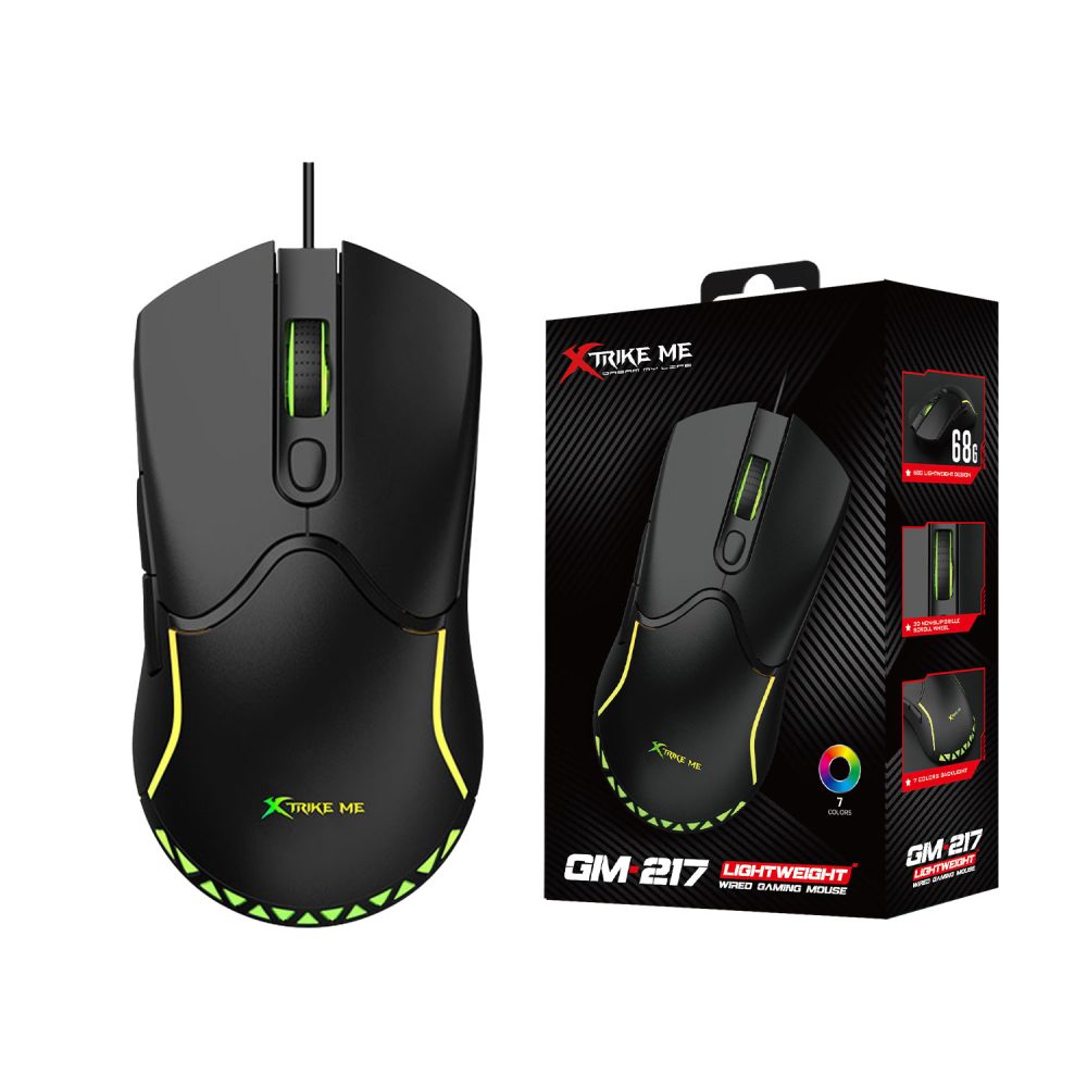 xtrike_me_gm-217_rgb_gaming_usb_6_buttons_wired_mouse